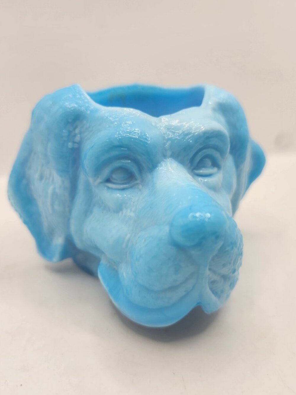Vintage Summit Art Glass Dog Head
